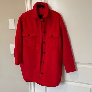 Banana Republic Petite Cozy Twill Short Jacket